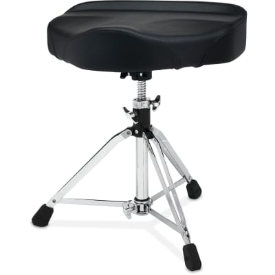 DW Drum Workshop Heavy Duty Throne with Motorcycle Seat Top image 2