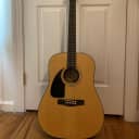 Fender CD-100 Left Hand  Tan with Cherry