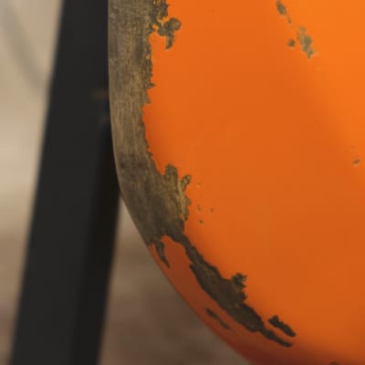 Luthier made Jazz Bass 2020 Aged Capri Orange image 8