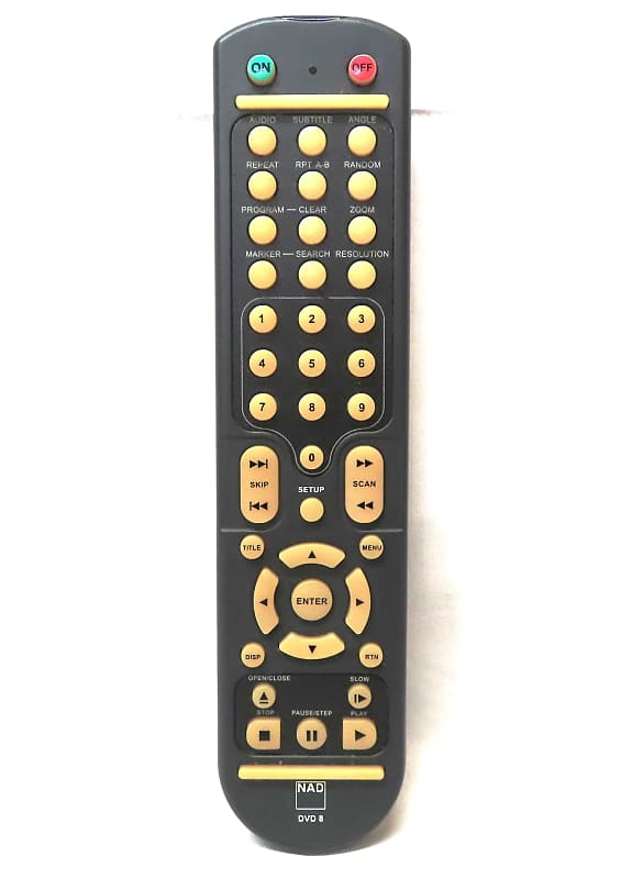 Original OEM NAD DVD 8 DVD Player Remote Control  			