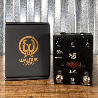 Walrus Audio SILT Harmonic Tube Fuzz Guitar Effect Pedal Black Used image 2