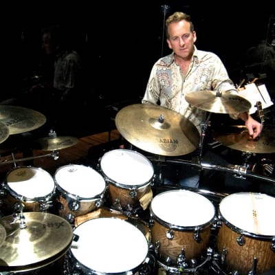 Russ McKinnon's, Remo 14x11.5" Brazilian Marching Snare Drum 1980's - Natural image 2