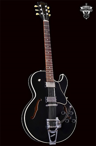 Gibson ES-135 with Humbuckers 1998 Ebony | Reverb