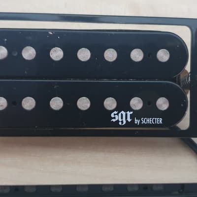 Schecter SGR 7 string pickups Mid 2010's  - Black gloss for sale
