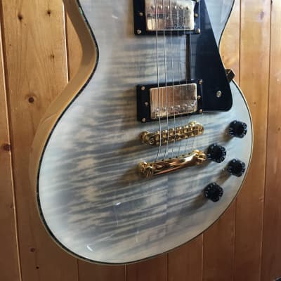 Wolf WLP 750T 2019 Electric Guitar - White Burst (no case) *Ebony Fingerboard image 4