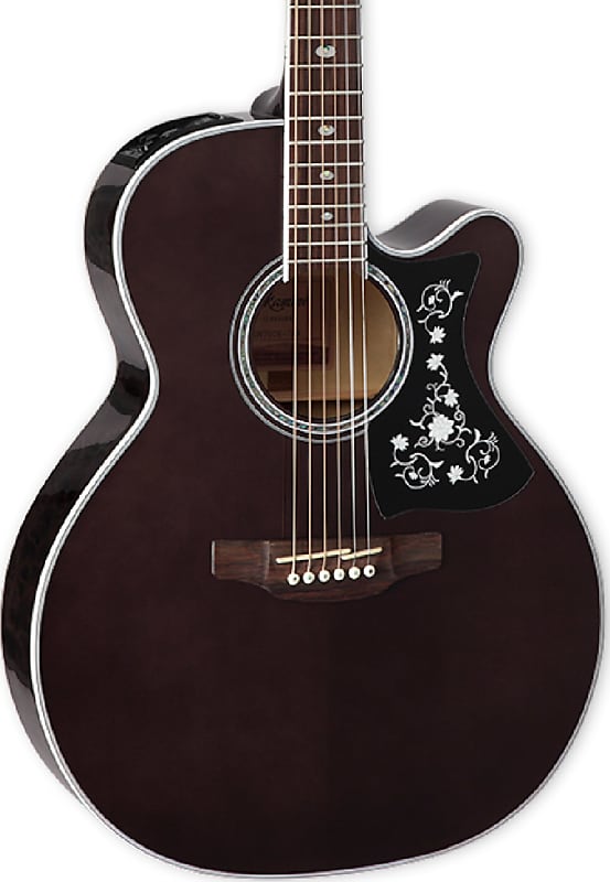 Takamine GN75CE NEX Body Acoustic-Electric Guitar Transparent Black image 1