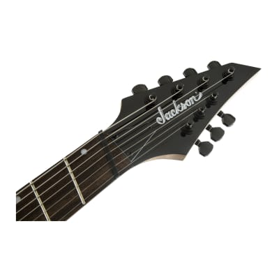 Jackson X Series Dinky Arch Top DKAF7 MS 7-String Multi Scale Electric Guitar with Poplar Body, Laurel Fingerboard, and 24 Jumbo Frets (Right-Handed, Gloss Black) image 8