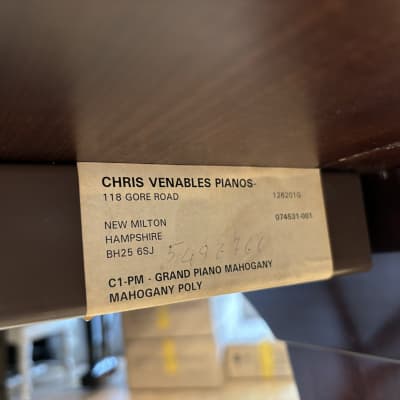Yamaha C1 Grand Piano Mahogany Polish (pre-owned c.1996) image 5