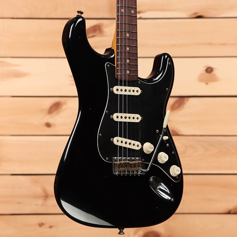 Fender Custom Shop Postmodern Stratocaster Journeyman Relic - Aged Black - XN16665 - PLEK'd image 1