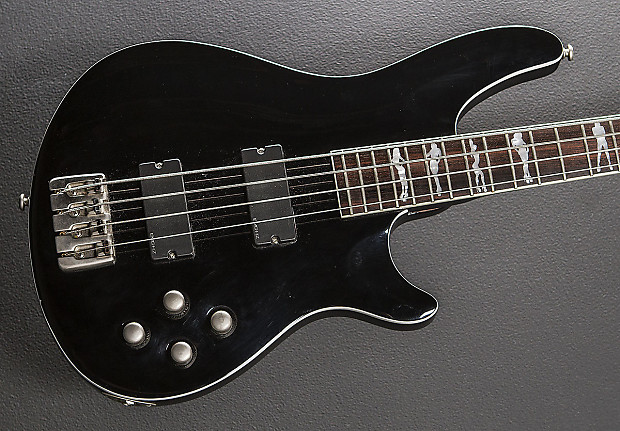 Schecter Diamond Series C-4 XXX Bass 2007 Ebony | Reverb