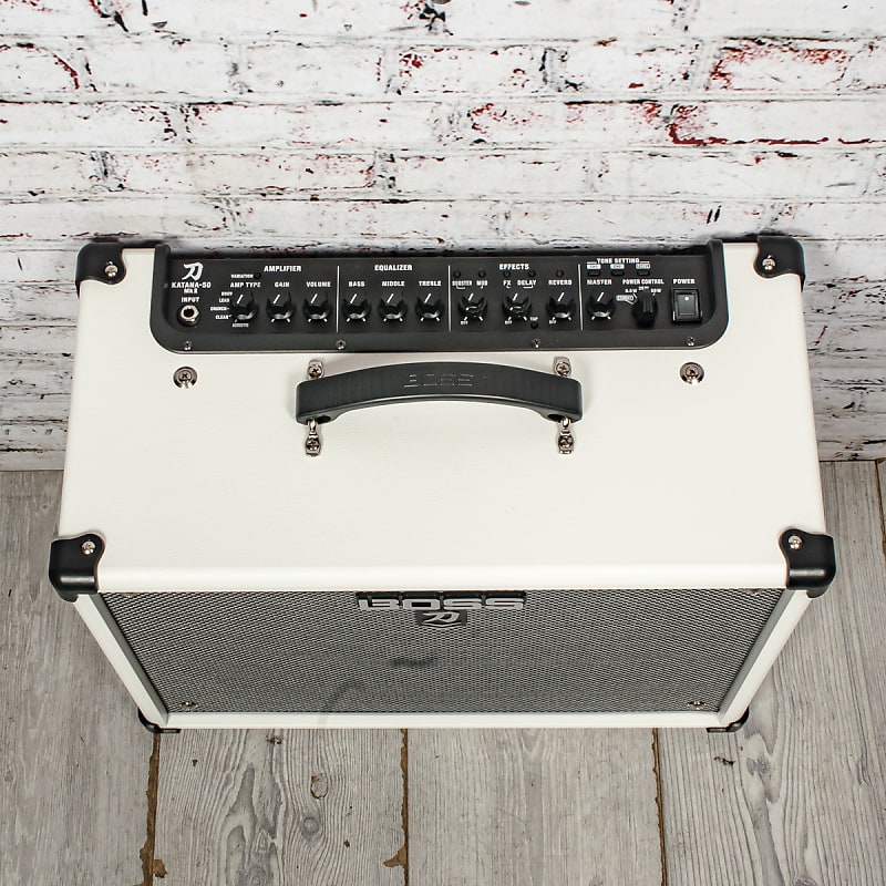 BOSS - Katana 50 MKII - Guitar Combo Amplifier, White w/ Orig. Box 