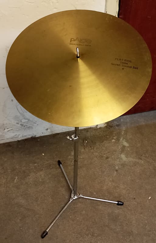 Paiste 18" Formula 602 Flat Ride Thin Seven Sound Set 1972 image 1