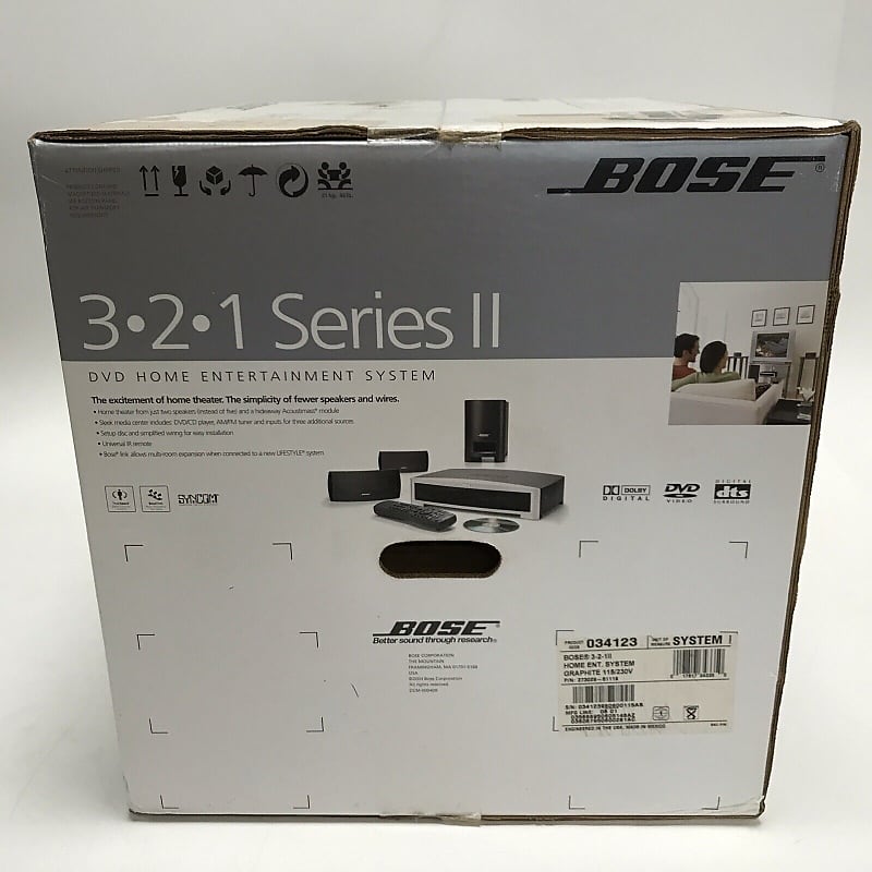 NEW Bose 321 Series II DVD Home Entertainment System Graphite | Reverb