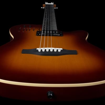 Godin A6 Ultra Cognac Burst HG 6 String RH Acoustic Electric Guitar MADE In CANADA - D image 4