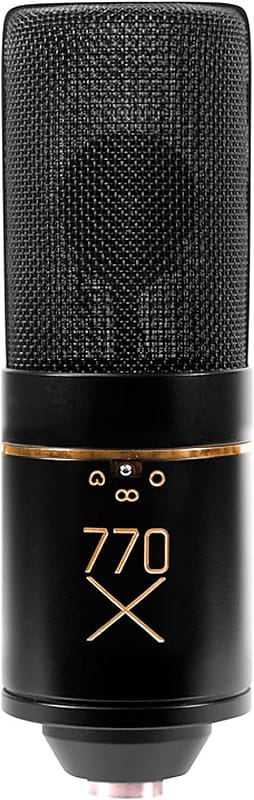 MXL 770X Multi-Pattern Condenser Microphone Bundle with Shock Mount, Pop Filter, 20' XLR Cable | Studio Quality Recording, Gaming & Streaming (Black) image 1