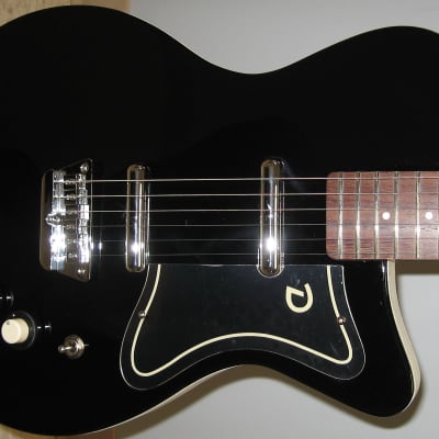 Danelectro '56 U2 Semi-Hollowbody Electric Guitar 2023 - Black image 1