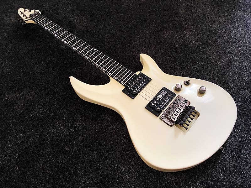 ESP Edwards E-HR-130III Horizon Pearl White - MINT condition + ESP gig bag