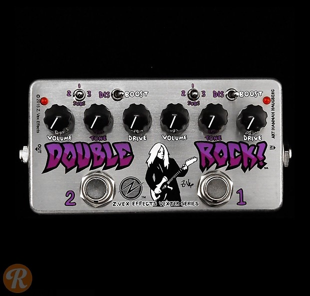 Zvex Double Rock Vexter Dual Distortion Pedal image 1