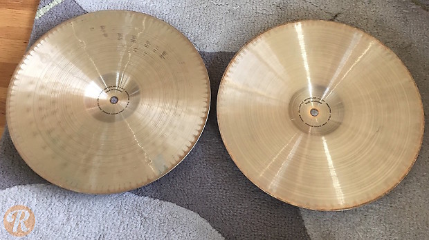 Paiste 14" Sound Formula Medium Hi-Hat Cymbal (Pair) 1990-1992 image 2