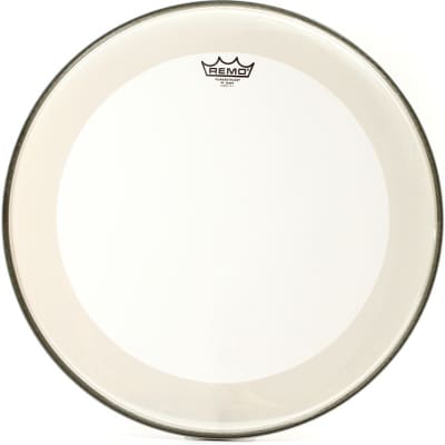 Remo Powerstroke P4 Clear Bass Drumhead - 20 inch - with Impact Patch image 1