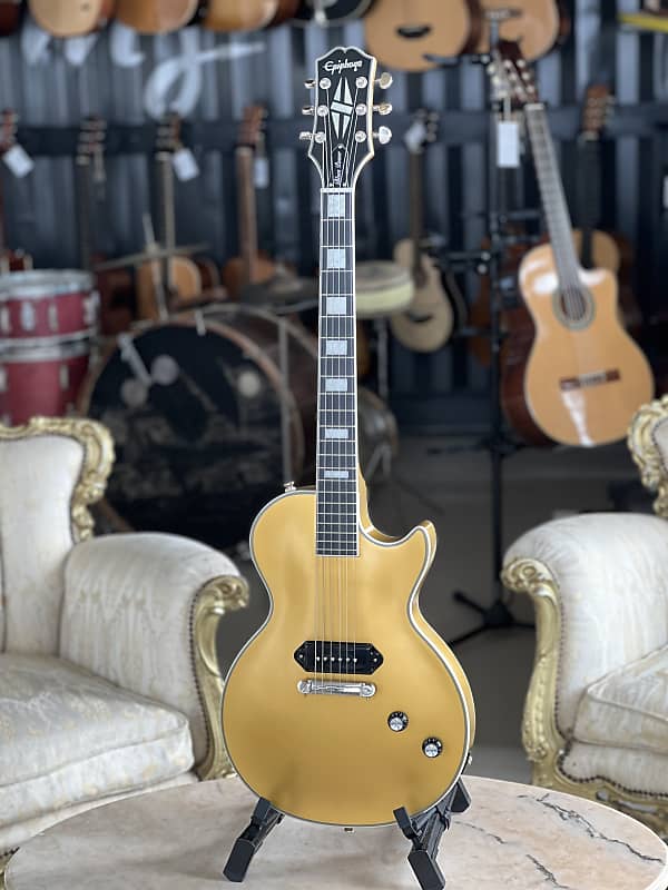 EPIPHONE Jared James Nichols Gold Glory Les Paul Custom Double Gold Aged Gloss image 1