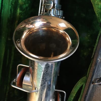 Vintage York Alto Saxophone 1920’s Silver plated image 4