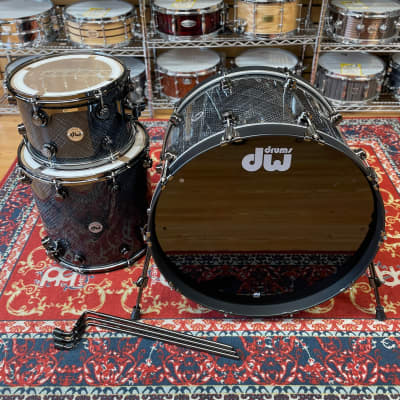 DW Collector's Series Pure Maple 24"/13"/16" Shell Pack in Grey Crystal image 1