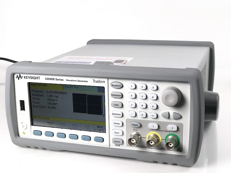 Keysight 33522B 33500B Series Waveform Generator Trueform Reverb