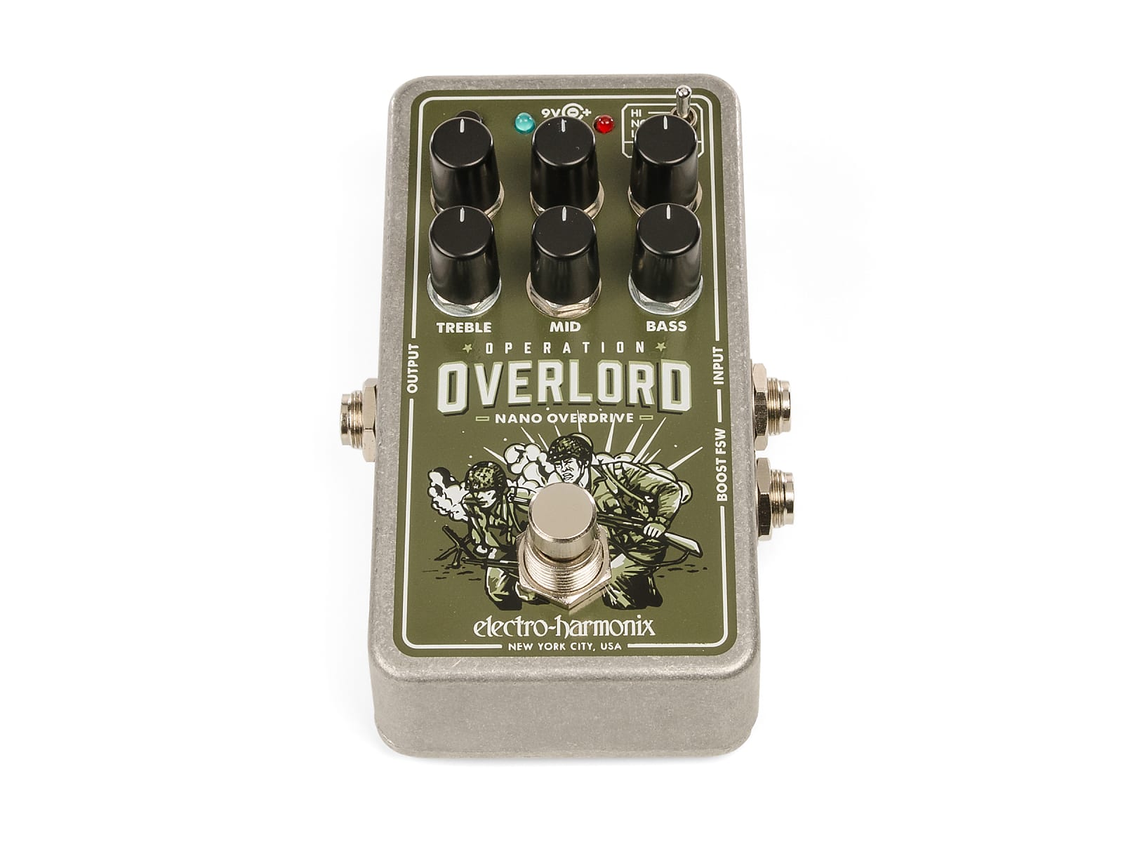 Electro-Harmonix EHX Nano Operation Overlord Stereo Overdrive Effects Pedal