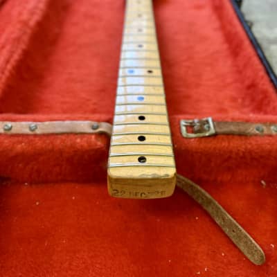 Fender Stratocaster guitar neck 1972 - Maple original vintage USA 3 bolt image 7