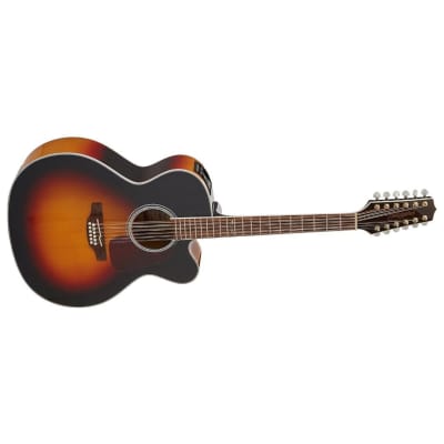 Takamine GJ72CE G Series Jumbo Cutaway 12-String Acoustic-Electric Guitar with Laurel Fingerboard (Gloss Sunburst) image 3
