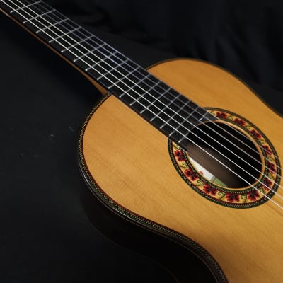 Jose Ramirez Cedar Guitarra del Tiempo Studio Classical Nylon String Guitar w/ Logo'd Hard Case image 13
