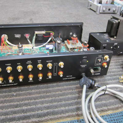 Tom Tutay Cary SLP-30 Stereo Tube Preamp Re-Engineered with added Stereo Tube Phono Section, Outboard Power Supply, One of Kind 1990s - Black image 5