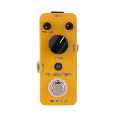 MOOER Yellow Comp Optical Compressor Electric Guitar EQ Compact Effect Pedal image 2