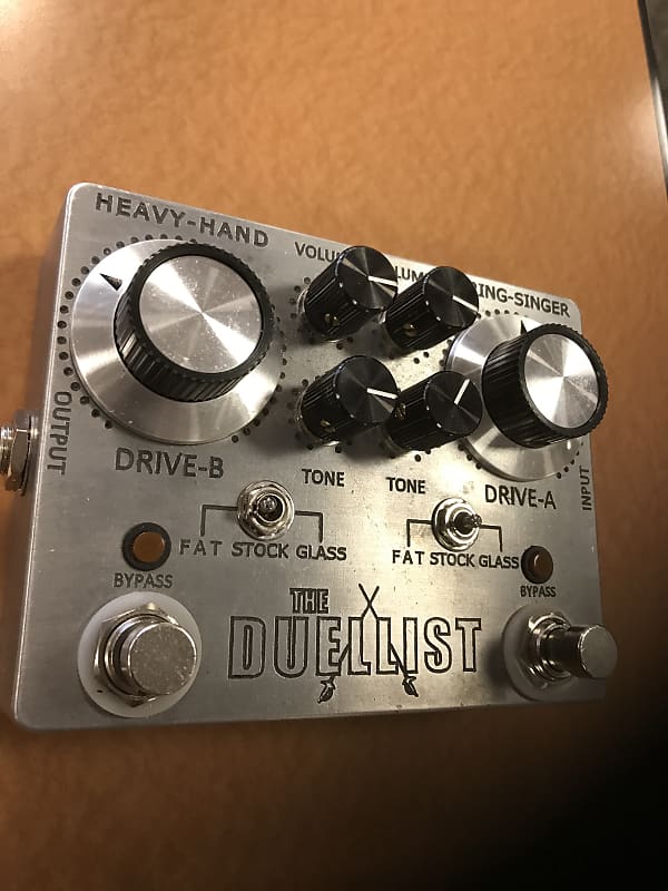 King Tone Guitar The Duelist Duel Overdrive Silver | Reverb