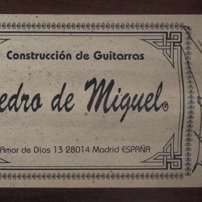 Pedro de Miguel 1A Flamenco Guitar image 19