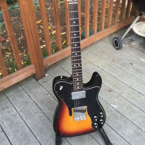Fender Telecaster Custom 72 reissue MIM sunburst rosewood neck image 1