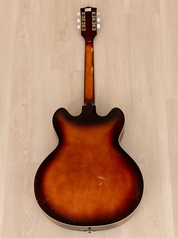 Y*様 テスコ　ep-17 TEISCO　EP-17 エレキギター　フルアコ　ジ Yahoo!オークション - TEISCO EP-17 フルアコギター 1円