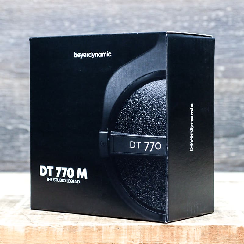 Beyerdynamic DT 770 M 80 Ohms Closed-Back Monitor Headphones with High Attenuation  			