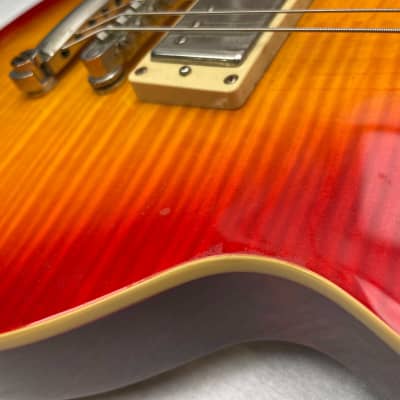 Epiphone Les Paul Standard Pro Plus Top Guitar - LH / Left-Handed / Lefty 2015 - Cherry Sunburst image 13