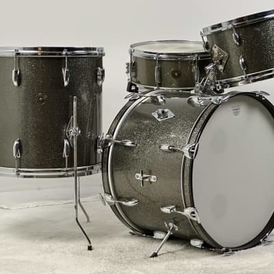 Gretsch 20/12/16/5x14" Vintage 60's Round Badge Drum Set - Starlight Sparkle image 3
