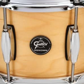 Gretsch Drums Renown Series Snare Drum - 6.5 x 14-inch - Gloss Natural image 7