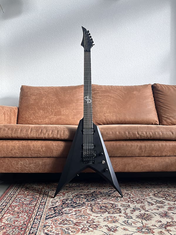 Solar Guitars V1.6FRC - Carbon Matte Black | Reverb