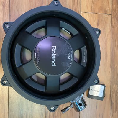 Roland PD-128-BC V-Pad 12" Dual Trigger Mesh Drum Pad 2010s - Black Chrome image 2