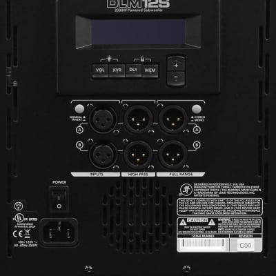 Mackie DLM12S 2000W 12" Active DJ PA Subwoofer Sub+Air Pole Mount+Headphones+Mic image 9