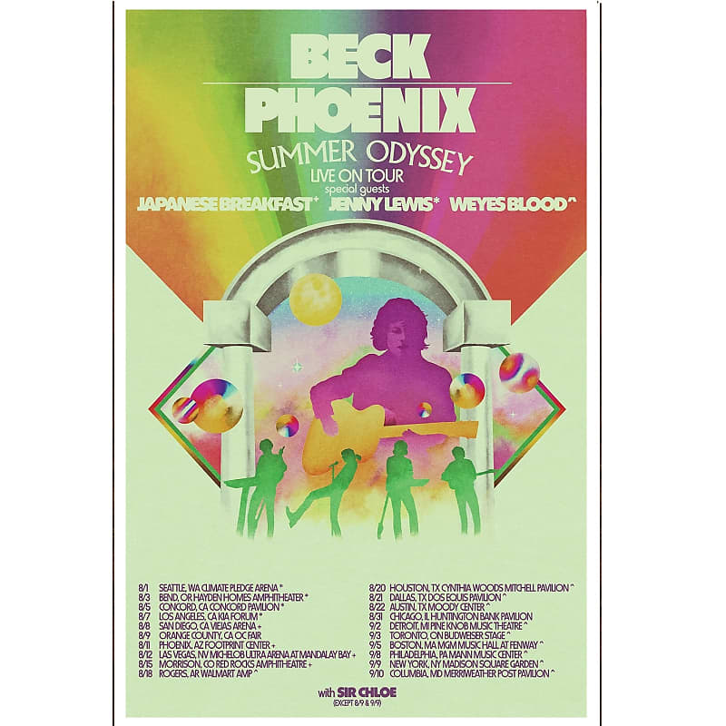 BECK | PHOENIX | JAPANESE BREAKFAST | JENNY LEWIS | Weyes