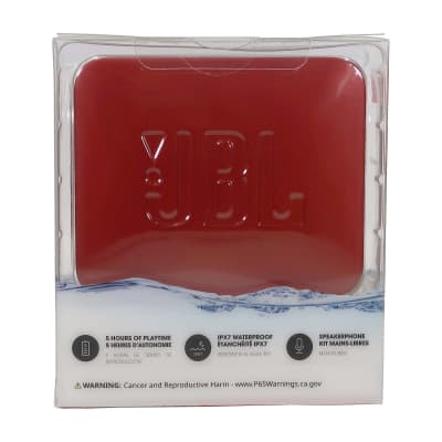 2x JBL GO 2Wireless Waterproof Speaker Red image 4