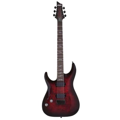 Schecter Omen Elite-6 Left Handed Electric Guitar - Black Cherry Burst - B-Stock image 2
