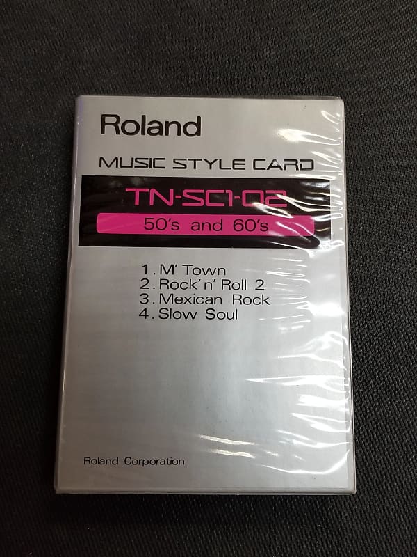 Roland TN-SC1-02 Music Style Card 50's And 60's image 1
