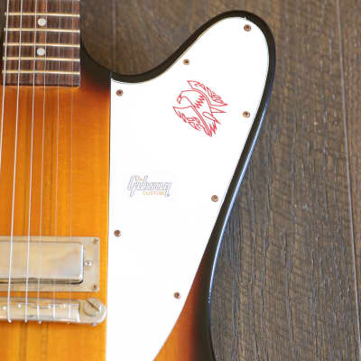 Unplayed! Gibson Custom Eric Clapton 1964 Firebird I Reverse Headstock Vintage Sunburst + COA OHSC image 8
